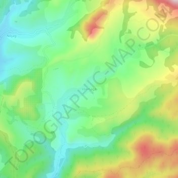 Mapa topográfico Vărmaga, altitud, relieve