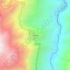 Mapa topográfico Vilcabamba, altitud, relieve