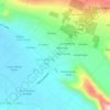 Mapa topográfico Caluma, altitud, relieve