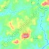 Mapa topográfico La Colorada, altitud, relieve