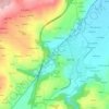 Mapa topográfico Veiga de Abaixo, altitud, relieve