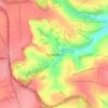 Mapa topográfico Куземівка, altitud, relieve