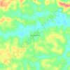 Mapa topográfico Dayuma el 40, altitud, relieve