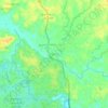 Mapa topográfico কুতুপালং, altitud, relieve