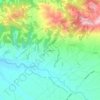Mapa topográfico Στεφάνη, altitud, relieve