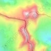 Mapa topográfico Col de la Traversette / Colle Delle Traversette, altitud, relieve