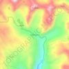 Mapa topográfico Tullpacancha, altitud, relieve