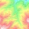 Mapa topográfico Khabar, altitud, relieve