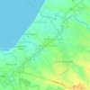 Mapa topográfico Timalan Concepcion, altitud, relieve