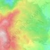 Mapa topográfico Padrela, altitud, relieve