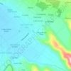 Mapa topográfico Cusin, altitud, relieve