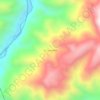 Mapa topográfico La Cunchalita, altitud, relieve