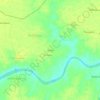 Mapa topográfico Piluwa, altitud, relieve