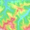 Mapa topográfico San Feliz, altitud, relieve