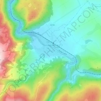 Mapa topográfico Șuncuiuș, altitud, relieve