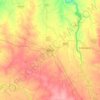 Mapa topográfico Baran, altitud, relieve