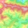 Mapa topográfico Bhujyura, altitud, relieve