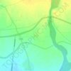 Mapa topográfico Pragpar (Mundra), altitud, relieve