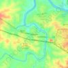 Mapa topográfico Adityapur, altitud, relieve