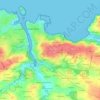 Mapa topográfico Ploaré, altitud, relieve