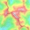 Mapa topográfico Pica d'Estats, altitud, relieve