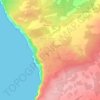 Mapa topográfico Puig de Ros, altitud, relieve