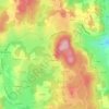 Mapa topográfico La Rage, altitud, relieve