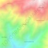Mapa topográfico Tablones, altitud, relieve