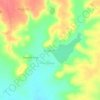 Mapa topográfico Pangari Kh, altitud, relieve