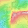 Mapa topográfico Secёda - Monte Seceda, altitud, relieve