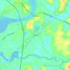 Mapa topográfico Nallur, altitud, relieve