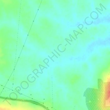 Mapa topográfico Montana, altitud, relieve