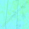Mapa topográfico Gurney, altitud, relieve