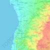 Mapa topográfico Valsad, altitud, relieve