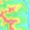 Mapa topográfico Dumbrava, altitud, relieve