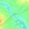 Mapa topográfico Koregaon, altitud, relieve