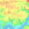 Mapa topográfico La Ville au Vent, altitud, relieve
