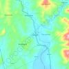 Mapa topográfico Sibagat, altitud, relieve