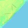 Mapa topográfico Balneário dos Prazeres, altitud, relieve