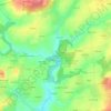 Mapa topográfico L'Étang Blanc, altitud, relieve