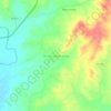 Mapa topográfico Nueva Esperanza, altitud, relieve