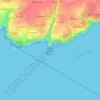 Mapa topográfico Phare du Petit Minou, altitud, relieve