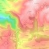 Mapa topográfico Seoane, altitud, relieve