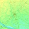 Mapa topográfico Katihar, altitud, relieve