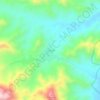 Mapa topográfico Chacao, altitud, relieve