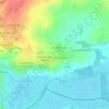Mapa topográfico Le Châtaignier, altitud, relieve