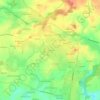Mapa topográfico La Lande, altitud, relieve