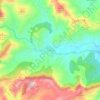 Mapa topográfico Vandellòs, altitud, relieve