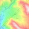 Mapa topográfico Ampay, altitud, relieve