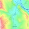 Mapa topográfico Pachacayo, altitud, relieve